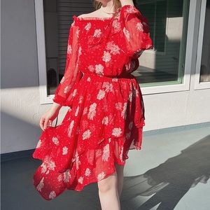 The Kooples Paris Rosie Blues Dress